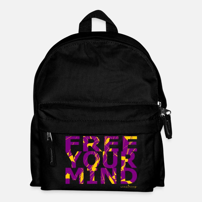 Free Your Mind - Kinder Rucksack - Schwarz