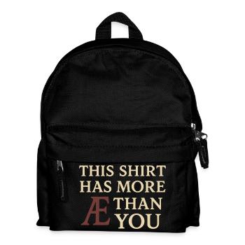 Alphabet runique anglais ancien - Sac à dos Enfant - noir - Devant