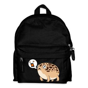 Frosch Desert Rain Frog - Kinder Rucksack - Schwarz - Vorne