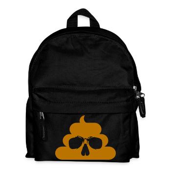 Illustration des crottes de crâne - Sac à dos Enfant - noir - Devant