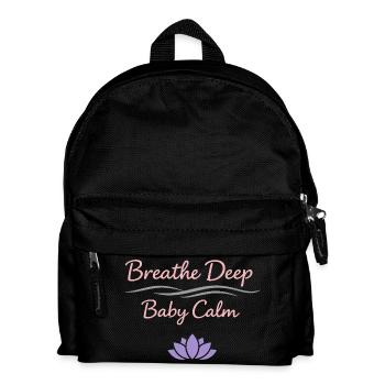 Vorgeburtliches Yoga Werdende Mutter - Kinder Rucksack - Schwarz - Vorne