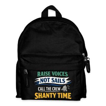 Shanty Crew Volksmusik-community - Kinder Rucksack - Schwarz - Vorne
