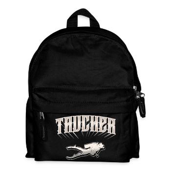 Taucher Tauchen - Kinder Rucksack - Schwarz - Vorne