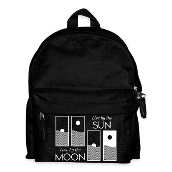Sonnenaufgang / Sonnenuntergang - Kinder Rucksack - Schwarz - Vorne