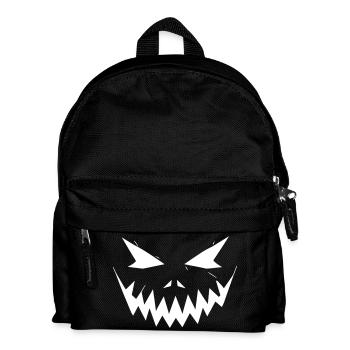 Halloween Face Jagged Smile - Kids' Backpack - black - Front