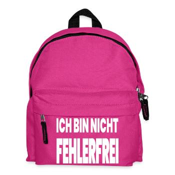 Fehlerfrei - Kinder Rucksack - Fuchsia - Vorne