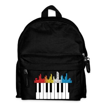 Piano Piano Musician Gift - Kids' Backpack - black - Front
