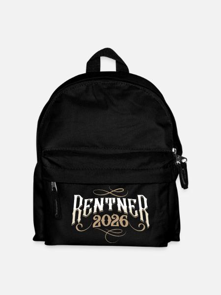 Rentner 2026 - Kinder Rucksack - Schwarz