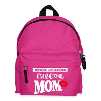 Cool Mom Shirt – Cadeau de la fête des mères avec un baiser drôle - Sac à dos Enfant - fuchsia - Devant