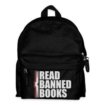 Read Banned Books Verbotene Bücher Lesen Freiheit - Kids' Backpack - black - Front