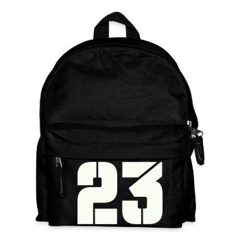 23 - Kinder Rucksack - Schwarz - Vorne