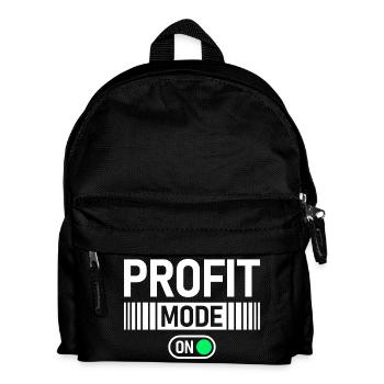 Profit Mode on Aktienmarkt Börse Trader - Kinder Rucksack - Schwarz - Vorne