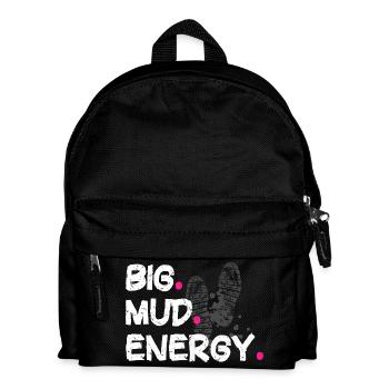 Big mud energy Schlammlauf Mud Run Muddy Race - Kids' Backpack - black - Front