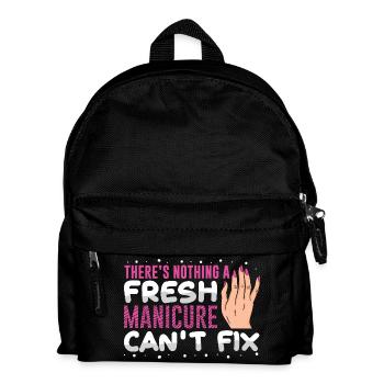 Nail Designer Nail Designer Cosmetics Nail Salon - Kids' Backpack - black - Front