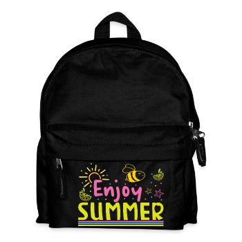 Enjoy the summer - Kids' Backpack - black - Front