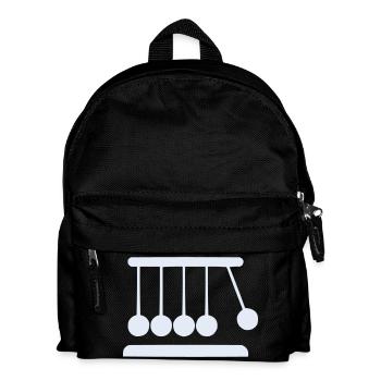 Pendel-Kinetik Minimalismus - Kinder Rucksack - Schwarz - Vorne