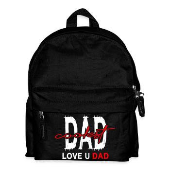 Dad_Coolest_Love_You_Dad - Kids' Backpack - black - Front