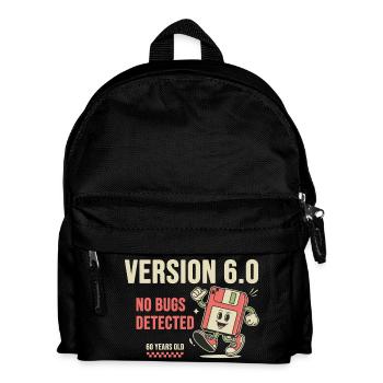 60th Birthday Programmer Version 6.0 - Kinder Rucksack - Schwarz - Vorne