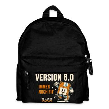 60. Geburtstag Informatiker Version 6.0 - Kinder Rucksack - Schwarz - Vorne