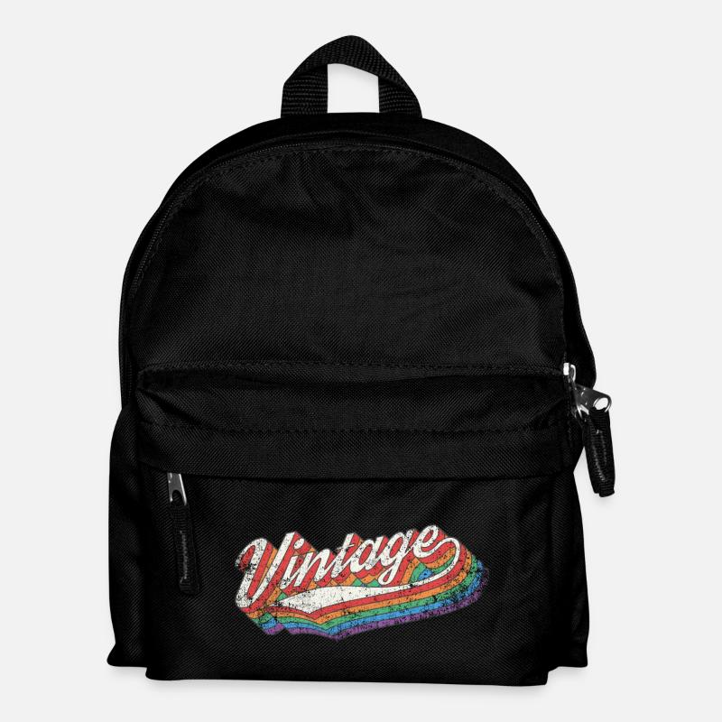Vintage usé - Sac à dos Enfant - noir