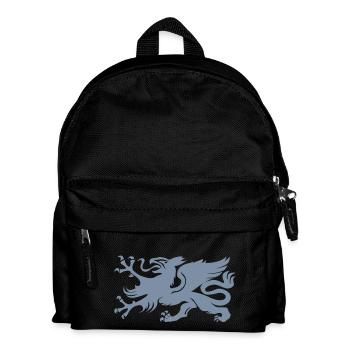 Wappen Rostock Greif - Kinder Rucksack - Schwarz - Vorne