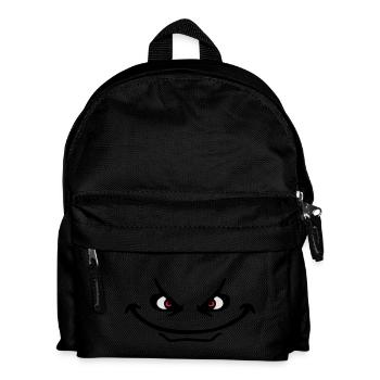 Evil Peep Cartoon Face Cool Monster Grin - Sac à dos Enfant - noir - Devant