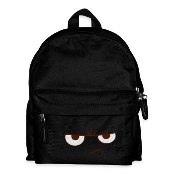Beleidigt Cartoon - Kinder Rucksack - Schwarz - Vorne