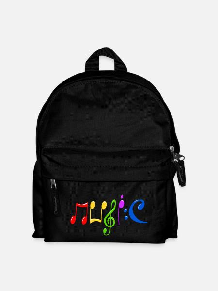 Music - Kids' Backpack - black