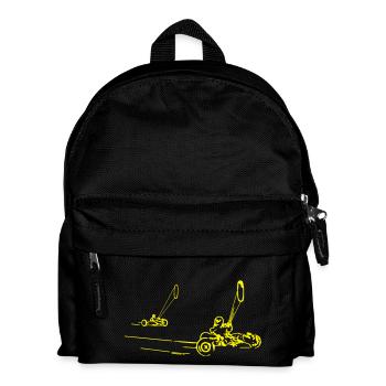 powerkite no text - Sac à dos Enfant - noir - Devant