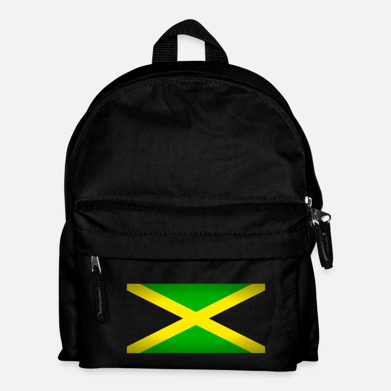 Jamaica (auf schwarz) - Kinder Rucksack - Schwarz