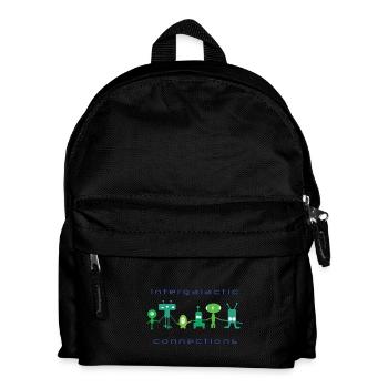 Aliens Friends - Kids' Backpack - black - Front