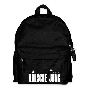 Kölsche Jung - Kinder Rucksack - Schwarz - Vorne