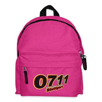 0711 Stuttgart - Kinder Rucksack - Fuchsia - Vorne