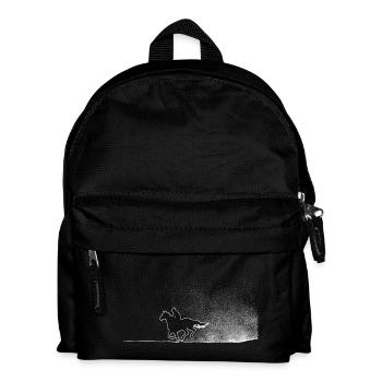 Reiter - Kinder Rucksack - Schwarz - Vorne