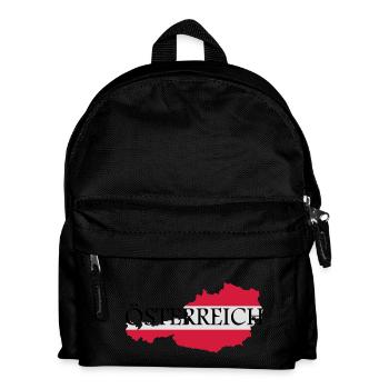 Österreich - Kinder Rucksack - Schwarz - Vorne