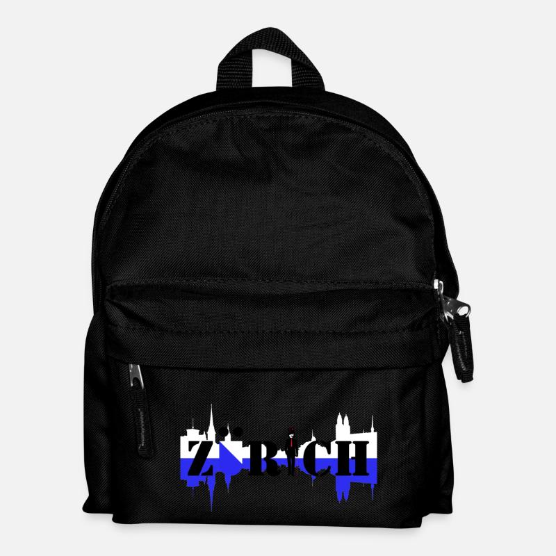 zürich - Kinder Rucksack - Schwarz