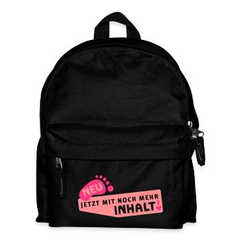 Pregnant - More Content - Kids' Backpack - black - Front