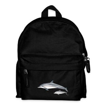 Dolphin acrobat - Long-beaked dolphin - Dauphin - Kids' Backpack - black - Front