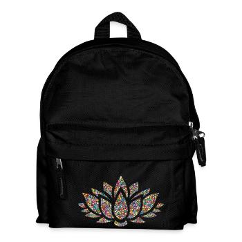Lotus - Kinder Rucksack - Schwarz - Vorne