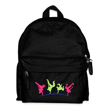 break dance hip hop danseur18 - Kids' Backpack - black - Front