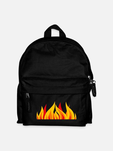 Fire - Kinder Rucksack - Schwarz