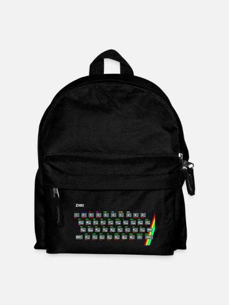 ZX81 (Zed-Ex) Spectrum Keyboard - Kids' Backpack - black