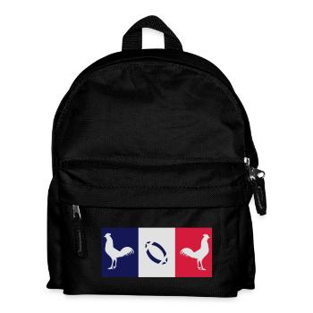 supporters de la France - Sac à dos Enfant - noir - Devant