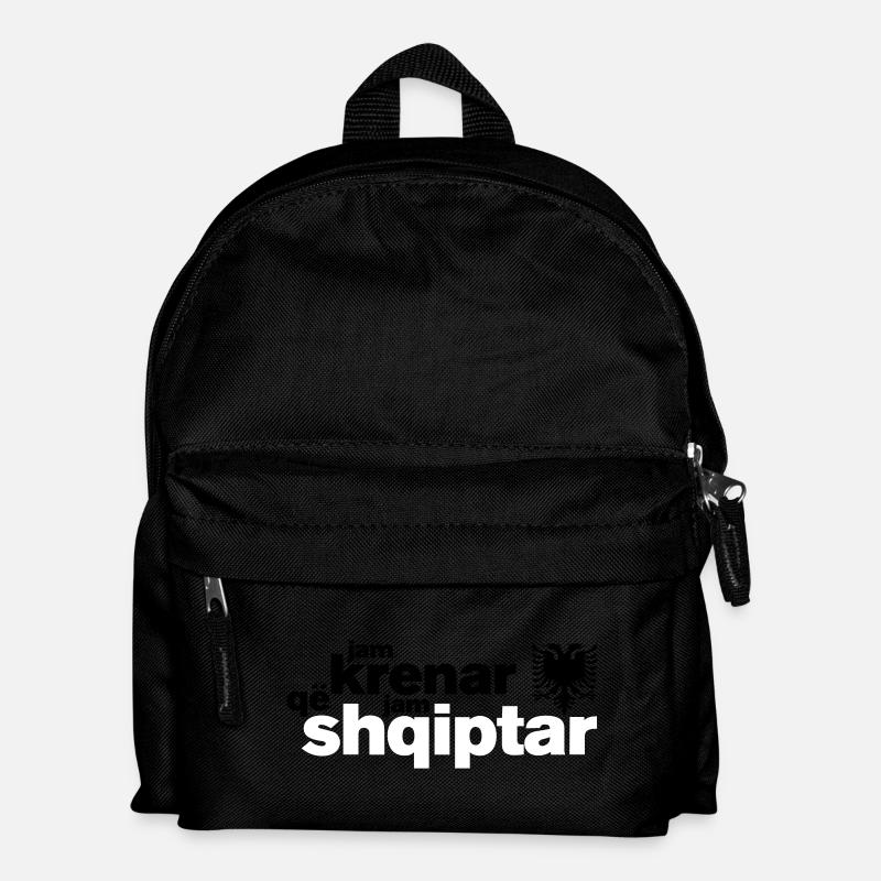 Krenar qe jam Shqiptar - Kids' Backpack - black