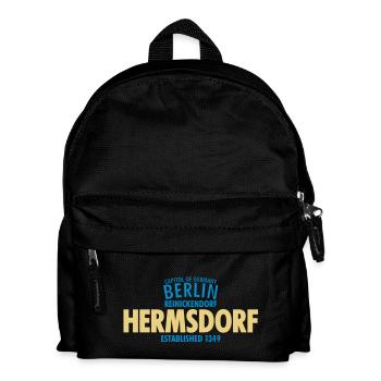 Capitol Of Germany Berlin - Hermsdorf - Kinder Rucksack - Schwarz - Vorne