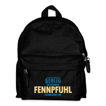 Capitol de Berlin Allemagne - Fennpfuhl - Sac à dos Enfant - noir - Devant