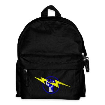 bolt & fist cerclé - Sac à dos Enfant - noir - Devant