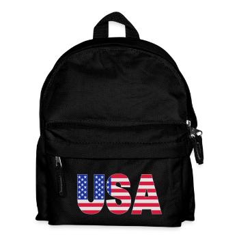 USA - Kids' Backpack - black - Front