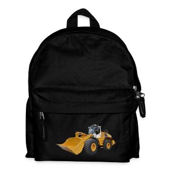 Radlader - Kinder Rucksack - Schwarz - Vorne