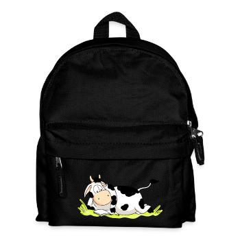 Reading Cow - Kids' Backpack - black - Front